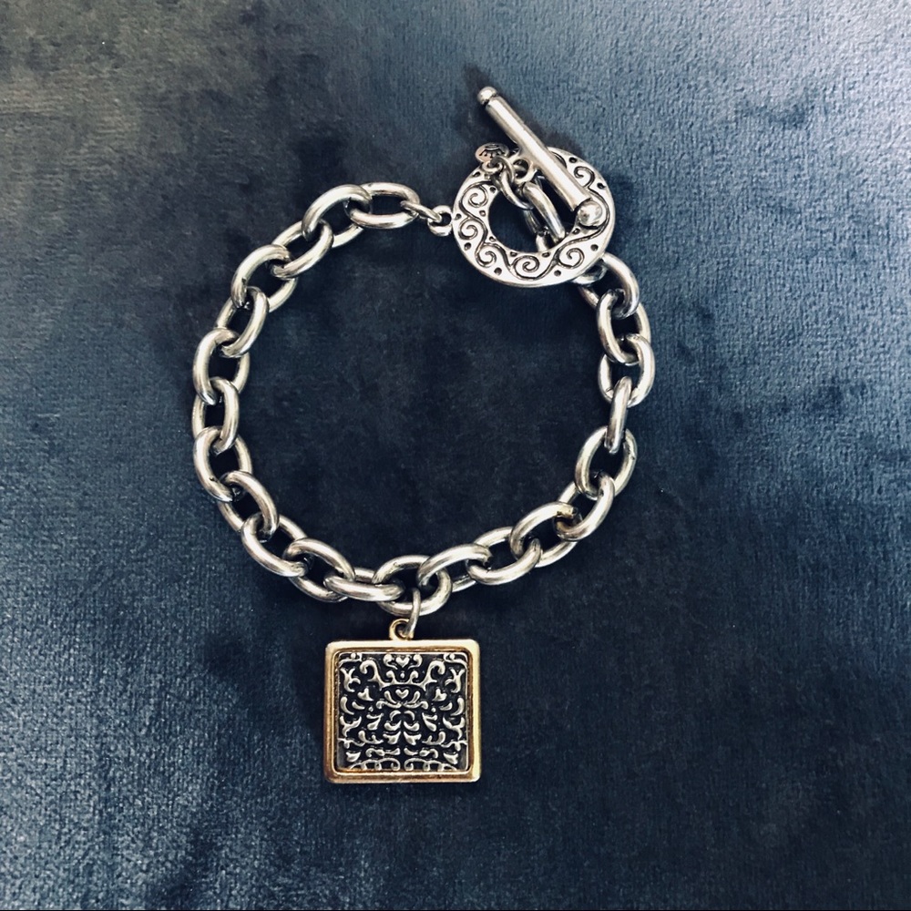 Charm bracelet (silver plated)